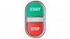 Przycisk dwuklawiszowy zielono/czerwony START-STOP podświetlany z samopowrotem LPCBL7133
